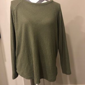 American Eagle Soft & Sexy Olive Green Sweater